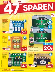 Bier im Netto Marken-Discount Prospekt "Aktuelle Angebote" mit 50 Seiten (Menden (Sauerland))