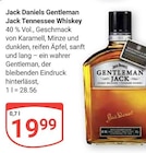 Gentleman Jack Tennessee Whiskey Angebote von Jack Daniels bei GLOBUS Rüsselsheim für 19,99 €