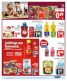Katzenfutter im EDEKA Prospekt "Wir lieben Lebensmittel." mit 28 Seiten (Augsburg)