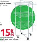 Séchoir tour 3 étages en promo chez Mr.Bricolage Nice à 15,90 €