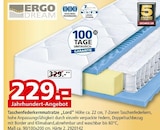 Еaschenfederkernmatratze „Lord“ von Ergo Dream für 229,00 € bei Segmüller im Angebot Еaschenfederkernmatratze „Lord“ von Ergo Dream im aktuellen Segmüller Prospekt