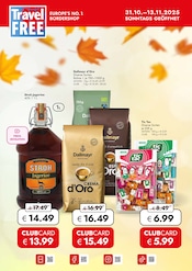 Travel FREE Supermarkt Prospekt der aktuellen Woche mit 12 Seiten, gültig von 31.10.2025 bis 13.11.2025, in Großschweidnitz und Umgebung Aktueller Travel FREE Supermarkt Prospekt in Großschweidnitz und Umgebung, "EUROPE'S NO.1 BORDERSHOP" mit 12 Seiten, 31.10.2025 - 13.11.2025