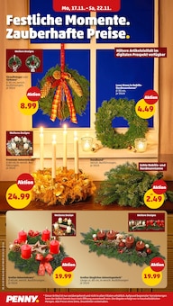 Weihnachtsdeko im Penny Prospekt "Wer günstig will, muss Penny." mit 44 Seiten (Gelsenkirchen)