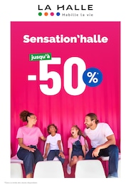 Prospectus La Halle à Paris, "Sensation'halle", 1 page, 15/04/2026 - 19/04/2026