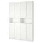 Aktuelles Bücherregal mit Aufsatz/Türen weiß Angebot bei IKEA in Halle (Saale) ab 339,98 €
