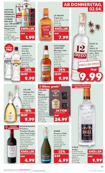 Vodka im Kaufland Prospekt "Aktuelle Angebote" mit 54 Seiten (Leipzig)
