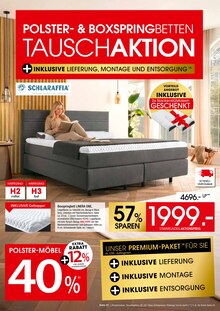 Kissen im Zurbrüggen Prospekt "POLSTER- & BOXSPRINGBETTEN TAUSCHAKTION" mit 4 Seiten (Bottrop)