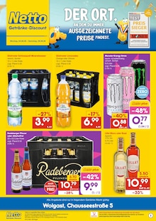 Netto Marken-Discount Wolgast Prospekt der aktuellen Woche, gültig von 24.08.2026 bis 29.08.2026 Aktueller Netto Marken-Discount Wolgast Prospekt "DER ORT, AN DEM DU IMMER AUSGEZEICHNETE PREISE FINDEST." mit 2 Seiten