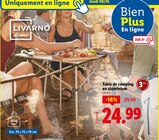 Table de camping en aluminium - LIVARNO home en promo chez Lidl Table de camping en aluminium - LIVARNO home dans le catalogue Lidl
