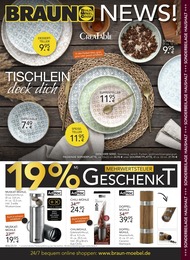 Möbel & Einrichtung Prospekt von BRAUN Möbel-Center Rastatt BRAUN Möbel-Center Prospekt: "BRAUN NEWS", 4 Seiten, 02.01.2025 - 25.01.2025