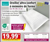 Oreiller ultra-confort à mémoire de forme - ORTHO-Vital dans le catalogue Norma