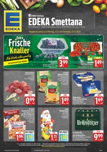 EDEKA Prospekt der Woche "Wir lieben Lebensmittel!" Seite 1, 17.11.2025 bis 22.11.2025 für Schwarzenberg Aktueller EDEKA Prospekt "Wir lieben Lebensmittel!" Seite 1 von 28 Seiten für Schwarzenberg