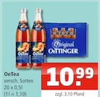 OeTea im Angebot bei Getränke Oase in Dortmund OeTea Angebote von Oettinger bei Getränke Oase Dortmund für 10,99 €
