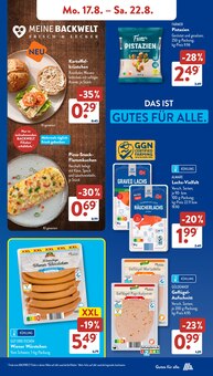 ALDI SÜD Prospekt der aktuellen Woche, gültig von 17.08.2026 bis 22.08.2026 Aktueller ALDI SÜD Prospekt "Gutes für Alle." mit 32 Seiten