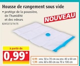 Norma Épinal - Promo Housse de rangement sous vide Promo Housse de rangement sous vide à 0,99 € dans le catalogue Norma à Épinal