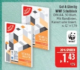 WWF Schulblock kariert im Angebot bei Marktkauf in Nürnberg WWF Schulblock kariert Angebote von Gut & Günstig bei Marktkauf Nürnberg für 1,43 €