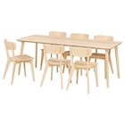 Tisch und 6 Stühle Eschenfurnier/Eschenfurnier im Angebot bei IKEA in Buchholz Tisch und 6 Stühle Eschenfurnier/Eschenfurnier Angebote von LISABO / LISABO bei IKEA Buchholz für 438,94 €