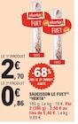 Saucisson Le Fuet - HERTA - E.Leclerc Saucisson Le Fuet - HERTA à 0,86 € dans le catalogue E.Leclerc