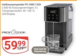 GLOBUS - Heißwasserspender PC-HWS 1320 Angebot im Prospekt Heißwasserspender PC-HWS 1320 bei GLOBUS im Prospekt "" für 59,99 €