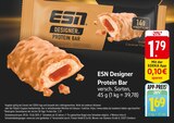Designer Protein Bar im Angebot bei EDEKA in Ulm Designer Protein Bar Angebote von ESN bei EDEKA Ulm für 1,69 €