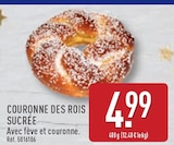 Couronne des rois sucrée à Aldi dans Groissiat