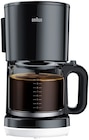 Kaffeemaschine KF1100BK im Penny Prospekt Kaffeemaschine KF1100BK von Braun im aktuellen Penny Prospekt für 29,99 €