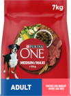 CROQUETTES POUR CHIEN ADULTE MEDIUM/MAXI AU BOEUF PURINA ONE - PURINA - Auchan Hypermarché à Lyon CROQUETTES POUR CHIEN ADULTE MEDIUM/MAXI AU BOEUF PURINA ONE - PURINA en promo chez Auchan Hypermarché Lyon à 16,79 €