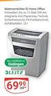 Aktenvernichter IQ Home Office Angebote von Leitz bei GLOBUS St. Ingbert für 69,99 €