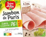 Jambon de paris - SAINT ALBY en promo chez Lidl Jambon de paris - SAINT ALBY dans le catalogue Lidl