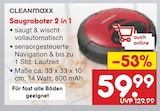 Saugroboter 2 in 1 im Angebot bei Netto Marken-Discount in Lünen Saugroboter 2 in 1 Angebote von CLEANmaxx bei Netto Marken-Discount Lünen für 59,99 €