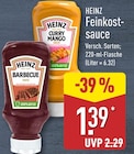 Feinkostsauce von HEINZ für 1,39 € bei ALDI Nord im Angebot Feinkostsauce von HEINZ im aktuellen ALDI Nord Prospekt