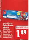 Ziptec-Gefrierbeutel von GUT&GÜNSTIG für 1,49 € bei E center im Angebot Ziptec-Gefrierbeutel von GUT&GÜNSTIG im aktuellen E center Prospekt