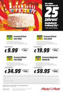 Aktueller MediaMarkt Saturn Prospekt für Emmendingen und Ungebung, Seite zum blättern MediaMarkt Saturn Prospekt Wir erfüllen deine Wünsche seit 25 Jahren! mit Seite in Emmendingen und Umgebung