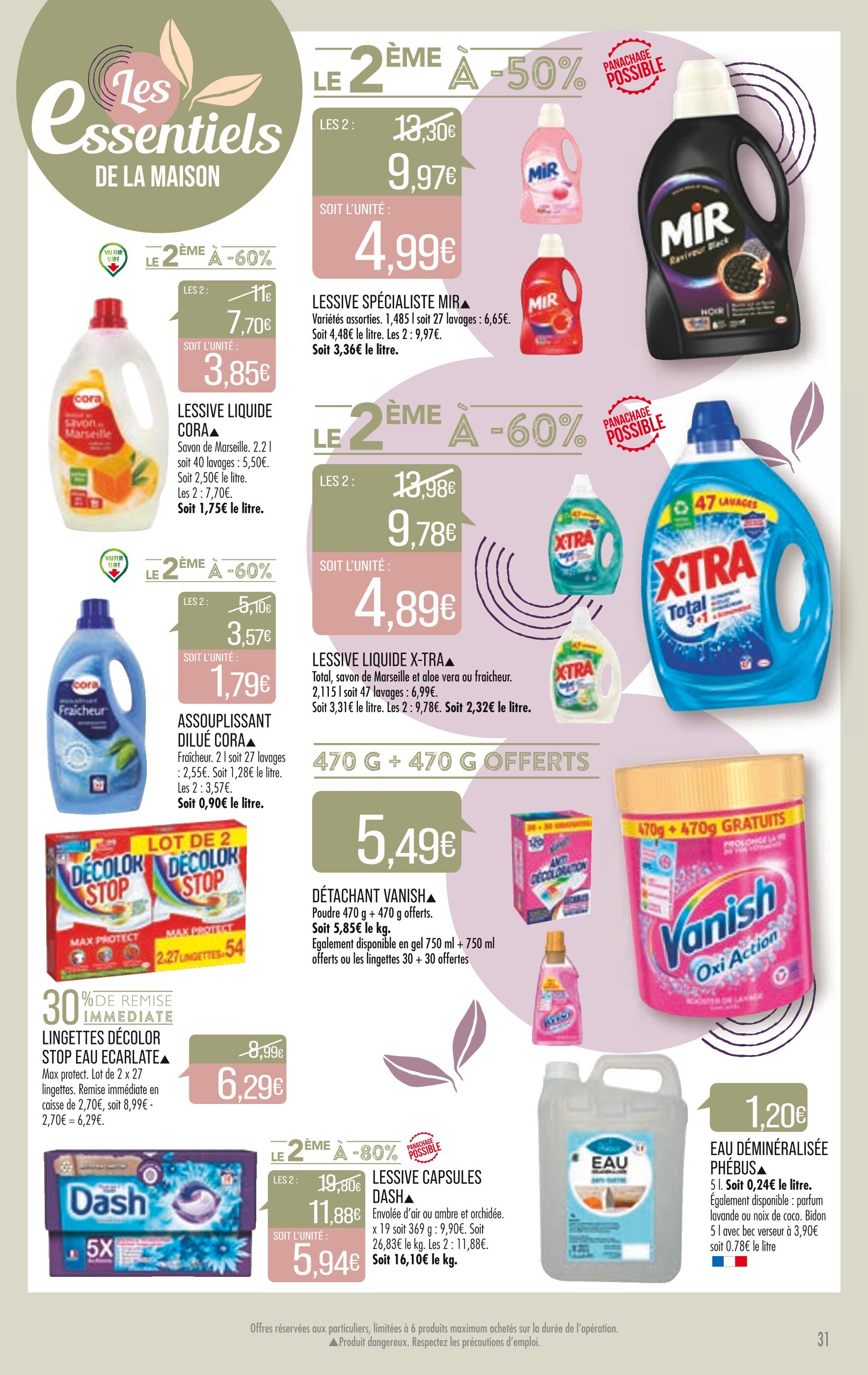 Omo - Lessive liquide rêve de coco 40 lavages - Supermarchés Match