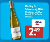 Riesling & Chardonnay QbA bei ALDI SÜD im Ochsenhausen Prospekt für 2,49 €