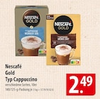 Typ Cappuccino Weniger Süß im Angebot bei famila Nordost in Lüneburg Typ Cappuccino Weniger Süß Angebote von Nescafé Gold bei famila Nordost Lüneburg für 2,49 €