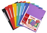 Exacompta - 10 Chemises à rabats dont 3 offertes - A4 - couleurs assorties - Exacompta en promo chez Bureau Vallée Auxerre à 6,99 €