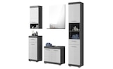 Aktuelles Badmöbel-Set SCHLOONSEE 5 teilig bestehend aus: Hochschrank WBU Spiegel Unterschrank Hängeschrank Schloonsee Angebot bei Höffner in Dresden ab 459,00 €