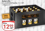 Aktuelle Becks Angebote bei GLOBUS in Trier Aktuelles Becker’s Pils Angebot bei GLOBUS in Trier ab 12,99 €