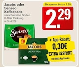Kaffeepads im Angebot bei WEZ in Minden Kaffeepads Angebote von Jacobs oder Senseo bei WEZ Minden für 2,29 €