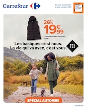 Catalogue Supermarchés Carrefour en cours à Cabanac-et-Villagrains et alentours, "Les basiques c'est nous. La vie qui va avec, c'est vous.", 26 pages, 23/09/2025 - 06/10/2025