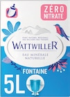 Eau minérale naturelle plate Fontaine - Wattwiller à 2,17 € dans le catalogue Intermarché Hyper