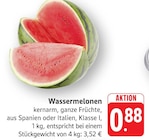 EDEKA - Wassermelonen Angebot im Prospekt Wassermelonen bei EDEKA im Prospekt "" für 0,88 €