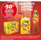 Promo -50% de remise immédiate sur le 2ème produit identique sur tout lipton ice tea à  dans le catalogue Hyper U à Saint-Romain-de-Colbosc