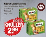 Katzennahrung im V-Markt Prospekt Katzennahrung von Kitekat im aktuellen V-Markt Prospekt für 2,99 €