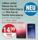 Parfuemerie im V-Markt Prospekt united Woman Eau de Parfum Naturalspray von s.Oliver im aktuellen V-Markt Prospekt für 14,99 €