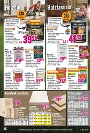 Holz Angebot & Preis im aktuellen Hornbach Prospekt Holz Angebot im aktuellen Hornbach Prospekt auf Seite 12