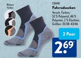 Fahrradsocken von CRANE im aktuellen ALDI SÜD Prospekt für 2,69 €