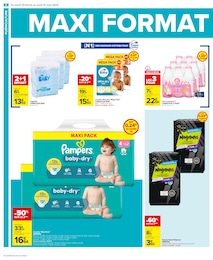 Offre Pampers dans le catalogue Carrefour du moment à la page 8