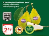 GLOBUS Crimmitschau - Tafelbirnen Xenia Angebot im Prospekt Tafelbirnen Xenia bei GLOBUS im Crimmitschau Prospekt für 2,49 €